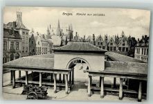 Bruges Brügge Foto AK Marché aus possons