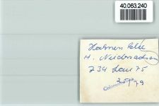 W3380 Hahnenklee Haus Niedersachsen Briefkasten Briefkasten FOTO KEINE AK