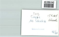 56170 W5413 Sayn FOTO KEINE AK Segler
