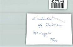 57290 W5908 Neunkirchen , Siegerl FOTO KEINE AK Cafe Theilmann