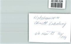 54655 W5524 St Thomas , Eifel FOTO KEINE AK Christliches Erholungsheim