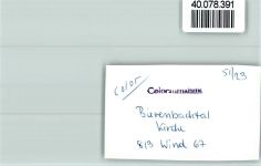 51588 W5223 Bierenbachtal FOTO KEINE AK Kirche