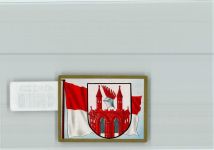 17033 O2000 Neubrandenburg , Meckl - Stadtwappen Kosmos Sammelbild 6x5cm
