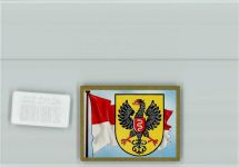 73430 W7080 Aalen , Württ - Stadtwappen Kosmos Sammelbild 6x5cm