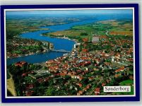 Sonderburg Sonderborg - Fliegeraufnahme Schloss König-ChristianX-Brücke