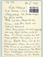 W7800 Freiburg im Breisgau Feldpostkarte Oktober 1939 Text Teningen Feldpoststempel WK II