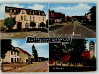 29345 W3104 Unterlüß - Kurhotel Hermannsburgerstraße Müdeerstraße Ev. Kirche