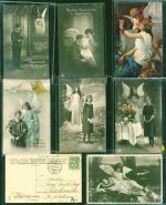 Lot mit 16 AK, ca. 1905-1929: überwiegend gute Erhaltung, größtenteils gelaufen Schutzengel Kleinposten bis 20
