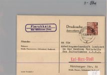 99986 O5701 Flarchheim KEINE AK Landpoststempel