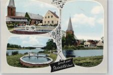26892 W2992 Steinbild - Schwimmbad , Marktplatz