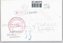 54498 W5555 Niederemmel - Foto-Karte, Gasthaus Schmidt