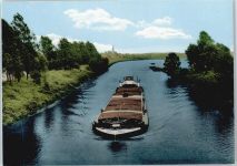 27313 W2817 Dörverden - Fluss Schiff Baum