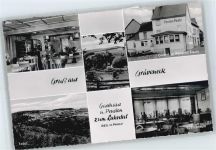 35796 W6294 Gräveneck , Lahn - Gasthaus Pension Pauly Speiseraum Gesamtansicht
