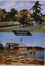 21271 W2116 Hanstedt , Nordheide - Schwimmbad Kutsche Auto