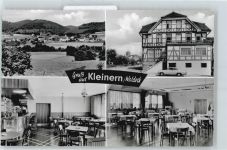 34549 W3593 Kleinern - Gasthaus Pension zum Wesetal Auto Feld Baum Haus