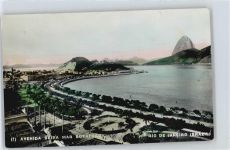 Rio de Janeiro - Meer Berg Panorama Haus Baum Straße