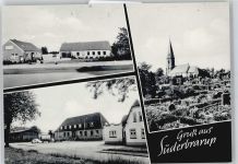 24392 W2347 Süderbrarup - Kirche Friedhof Auto