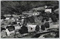 53505 W5486 Kreuzberg , Ahr - Burg Hotel , Fliegeraufnahme