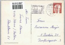 47533 W4190 Kleve , Niederrhein - Brunnen Wiese Haus Baum Laterne