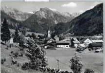 87541 W8973 Hinterstein - Berg Panorama Kirche