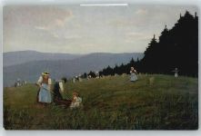 bei der Ernte Schwarzwald Maler