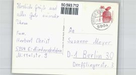 57250 W5902 Netphen - gel. 23.12.72, Autobahnbrücke, Quelle, Siegerland