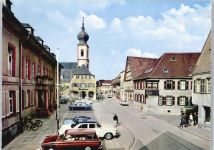 64579 W6084 Gernsheim , Rhein - Platz Kirche Auto