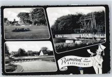 49406 W2847 Barnstorf , Kr Diepholz - Schwimmbad, Landpoststempel