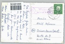 49406 W2847 Barnstorf , Kr Diepholz - Schwimmbad, Landpoststempel