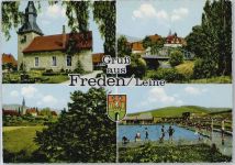 31084 W3222 Freden (Leine) - Schwimmbad Kirche Brücke