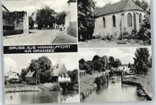 16798 O1431 Himmelpfort - Stadtmauer, Klosterkirche, Schleuse, Kanal
