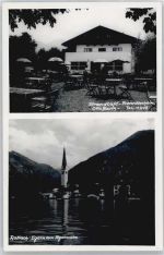 87549 W8977 Rottach , Allgäu - Strandcafe Barth. See, Kirche