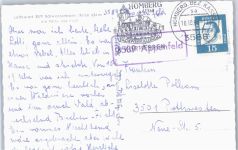 34593 W3589 Appenfeld - Landpoststempel Homberg