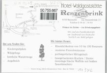 49565 W4550 Bramsche , Hase - Hotel-Waldgaststätte Renzenbrink