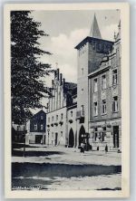 32312 W4990 Lübbecke , Westf - Marktplatz, Rathaus