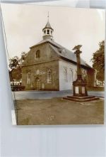 21706 W2168 Drochtersen FOTO KEINE AK Foto mit Negativ, Kirche, Ehrenmal