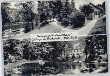 98599 O6083 Brotterode - Restaurant Waldschlößchen