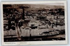 26757 W2972 Borkum Gebrauchsspuren Dorfpanorama