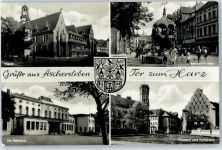 06449 O4320 Aschersleben , Sachs-Anh - Bahnhof , Postamt