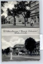 19322 O2900 Wittenberge , Prignitz Gebrauchsspuren Bahnhofstrasse