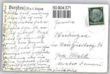 84489 W8263 Burghausen , Salzach - Schloss Gesamtansicht
