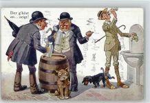 Humor Bierkrug Dackel Schlemo, E.