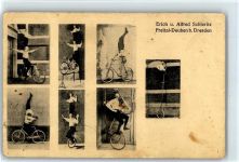 01705 O8210 Freital - Fahrrad, Einrad, Erich und Alfred Schieritz