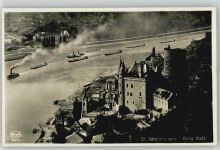 56346 W5422 St. Goarshausen - Vogelperspektive Burg Katz