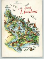 O2250 Usedom Landkarte Insel Usedom Landkarte