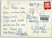 Damit i net verdurst - Hochwasser mit Bier - Köhn 516 AK Bier 1963