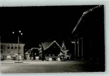 6850 Dornbirn - Marktplatz mit Weihnachtsbeleuchtung Karte deutlicher als Scan