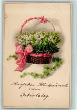 Meissner & Buch Serie 2282 Litho Maiglöckchen