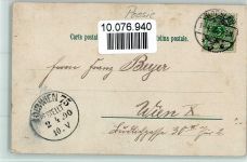 Serie V "aus dem Leben" Amor und eine Liebespaar 1900 AK Döcker, E.