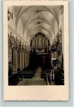 61130 W6361 Ilbenstadt , Hess - Basilika Innenaufnahme Blick auf die Orgel